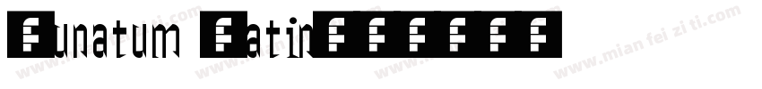 Qunatum Latin字体转换